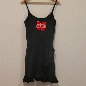 Huskers Cotton Black Dress Size S
